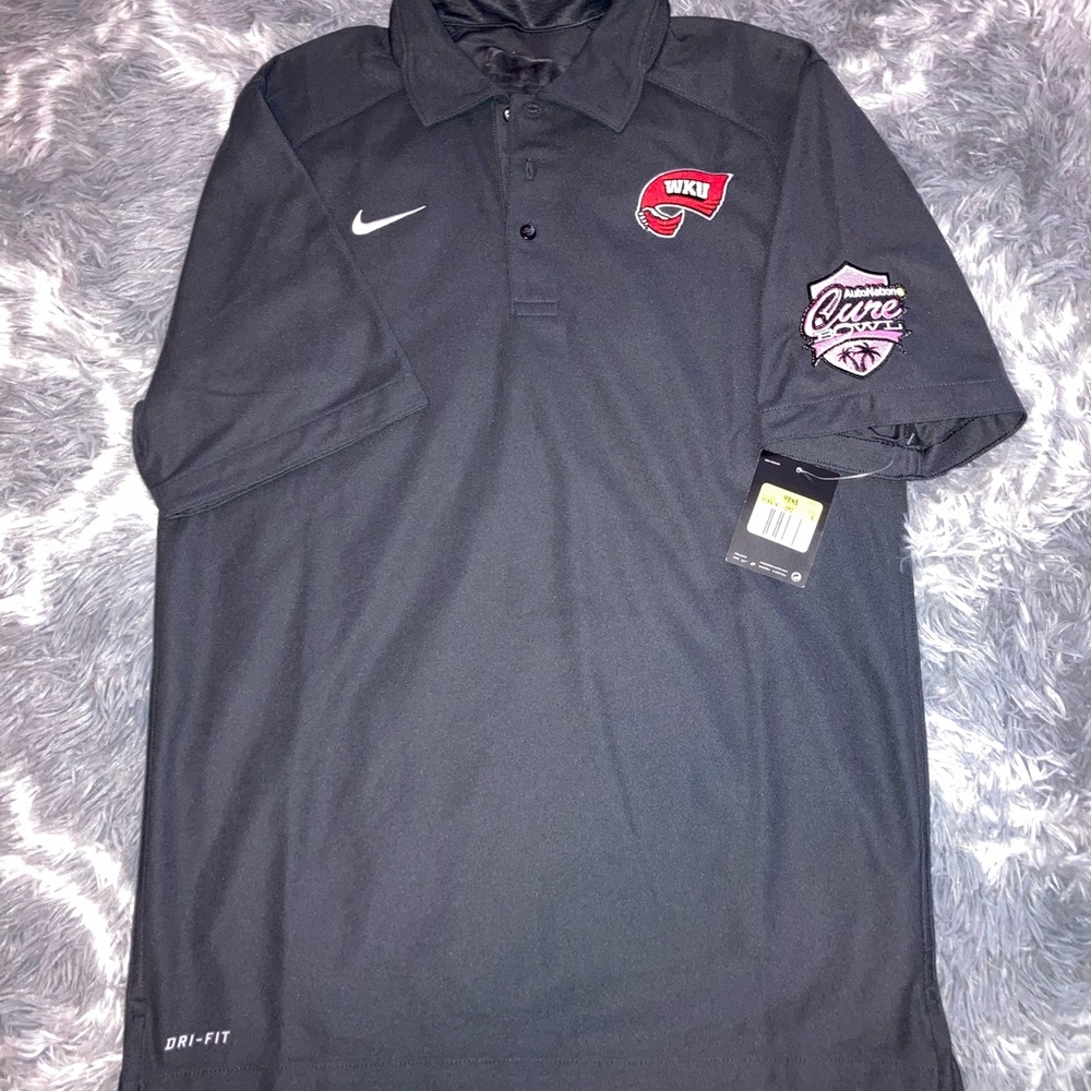 Grey WKU Nike Polo